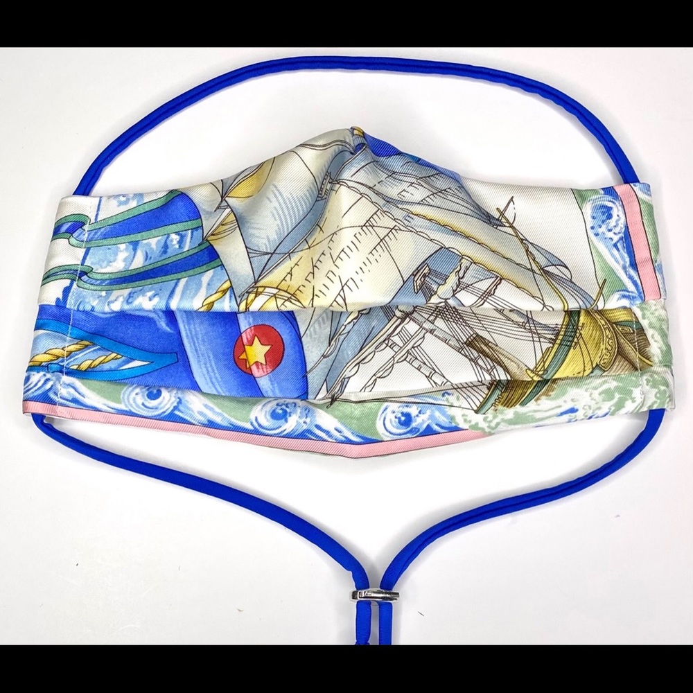 Luxury Face Mask Handcrafted With Designer Scarf